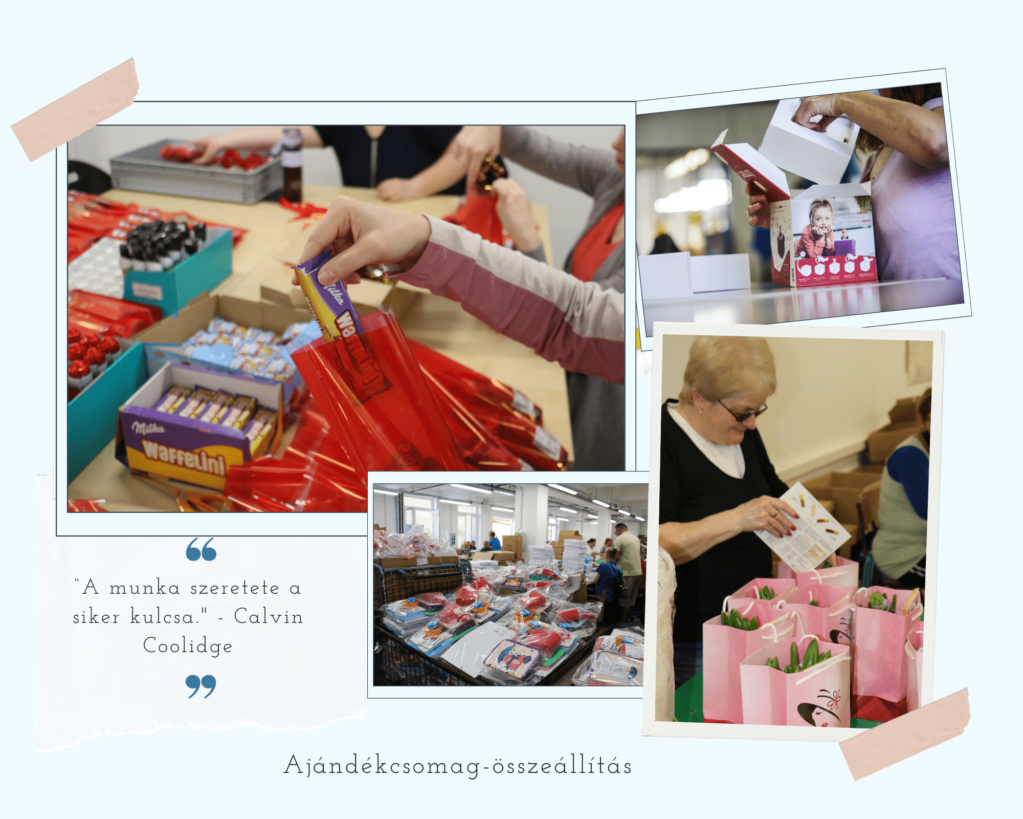 Ajándékcsomag-összeállítás